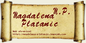 Magdalena Platanić vizit kartica